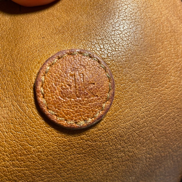 Elk large brown leather shoulder bag. - Picture 9 of 12